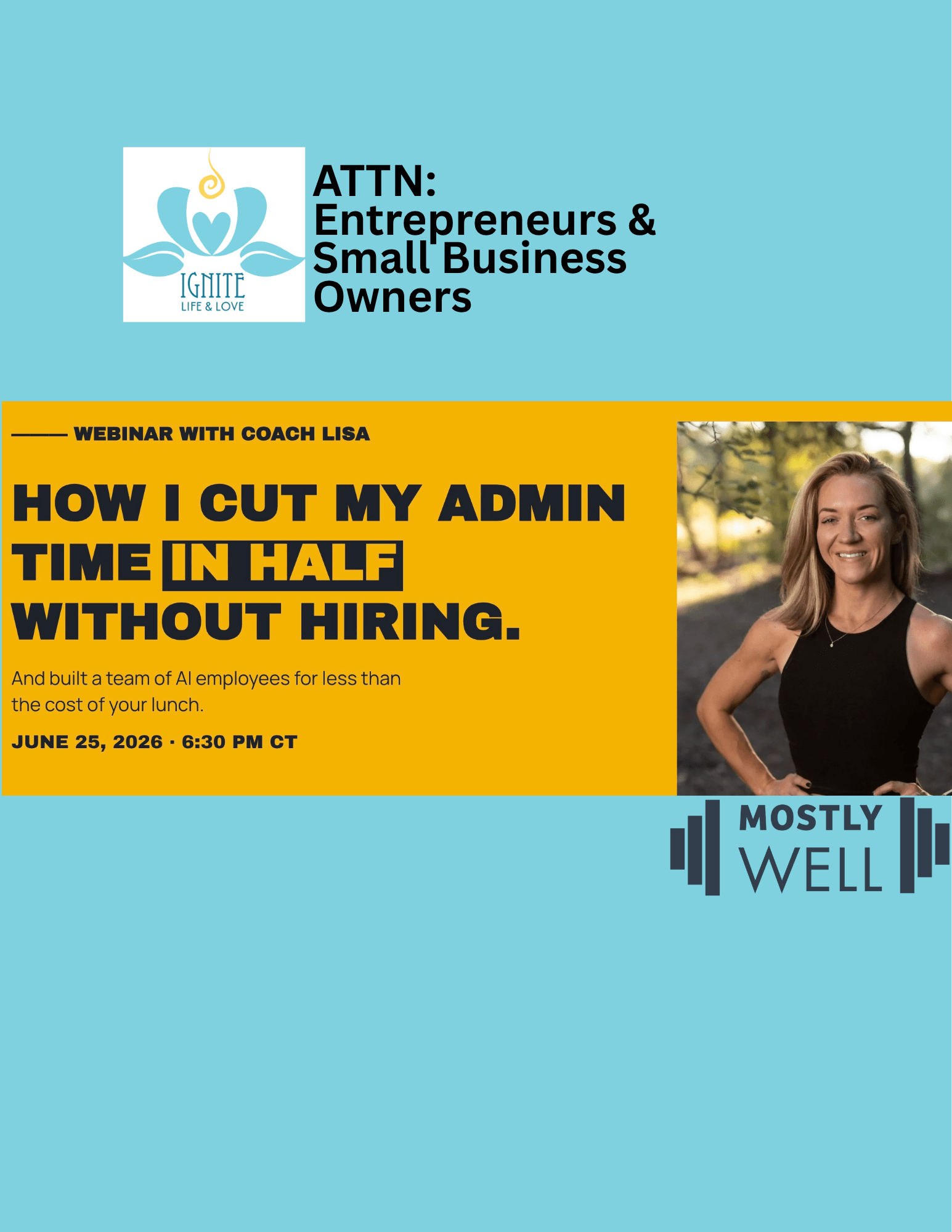 Image of Cut Admin time wCoach Lisa